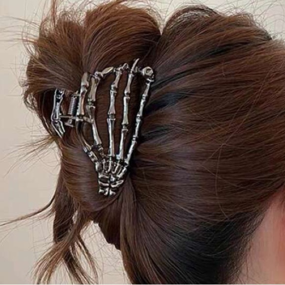 Accessories - 3/$10 NEW Halloween Horror Skeleton Claw Hair Clip Gothic Style Hair Accessory